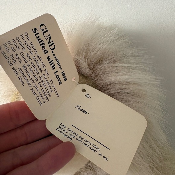 Vintage Gund Casanova Lion Plush Stuffed Animal "Stuffed with Love" Tag New! - Picture 3 of 12